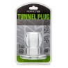 Perfect Fit Plug Tunnel Large Transparent 7.6 x 6.2 cm